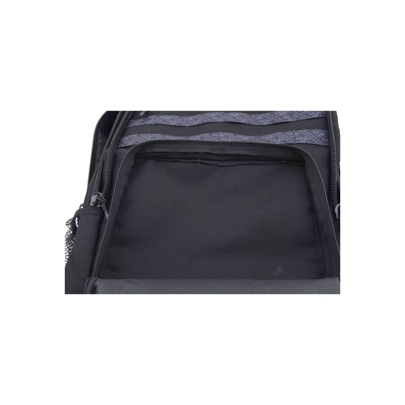 Full Stop Panelled Backpack in Black for Kids - Image 3